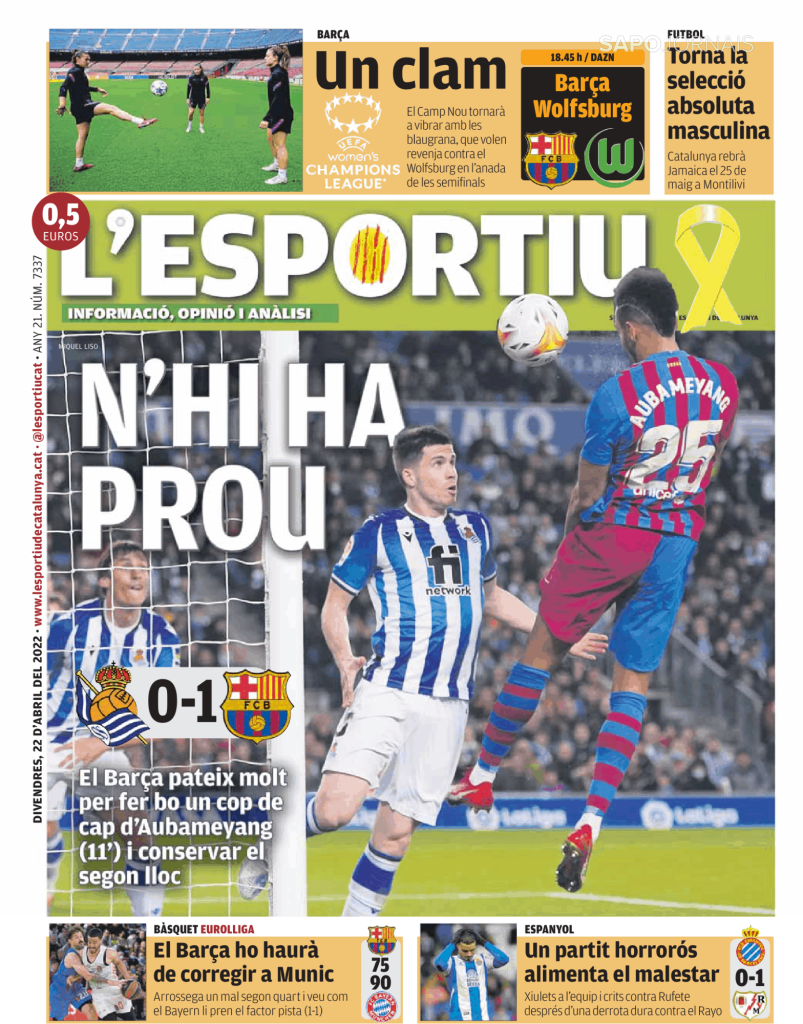 L'esportiu (22 abr 2022) – Jornais e Revistas