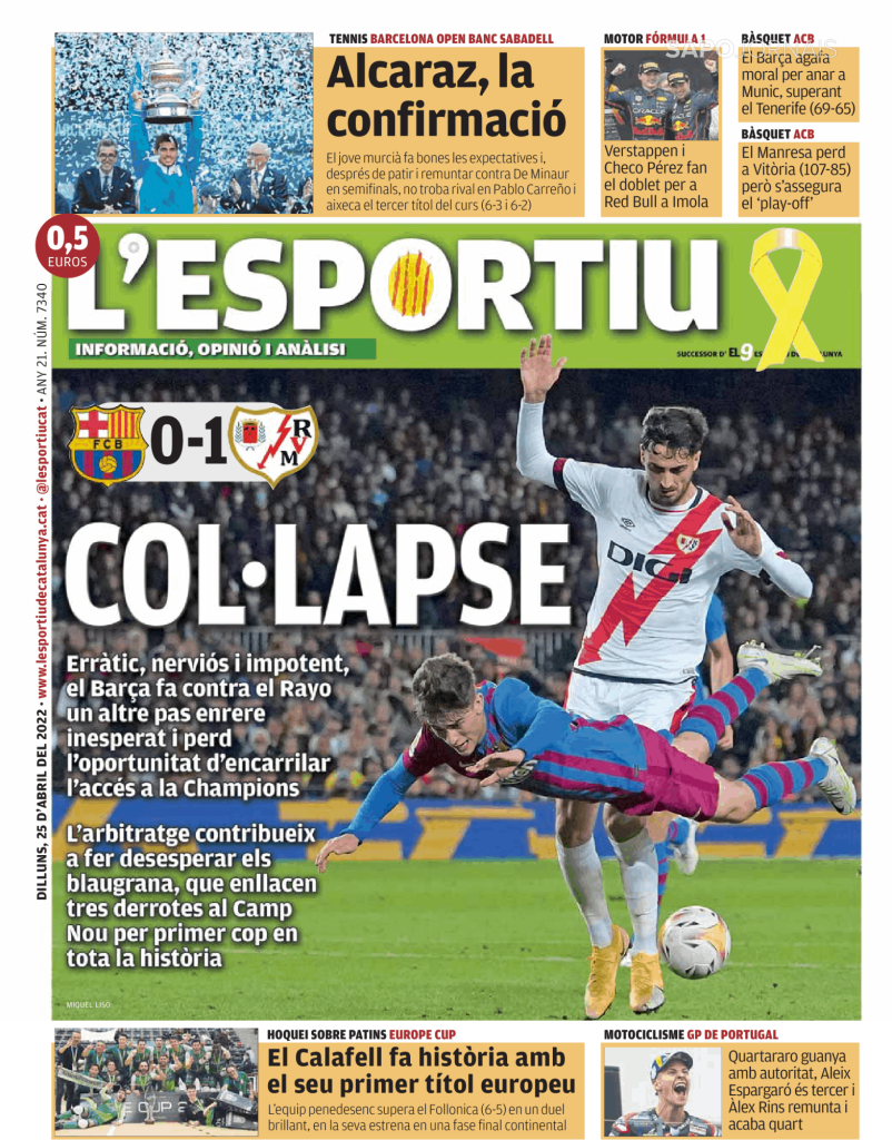 L'esportiu (25 abr 2022) – Jornais e Revistas