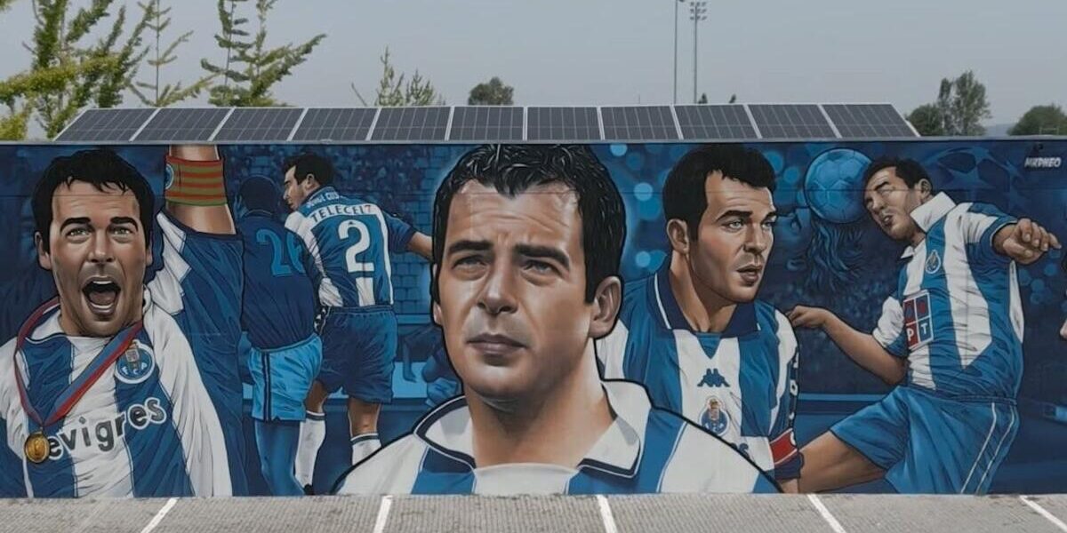 FC Porto homenageia Jorge Costa com mural no Olival