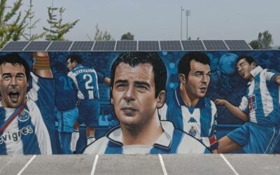 FC Porto homenageia Jorge Costa com mural no Olival