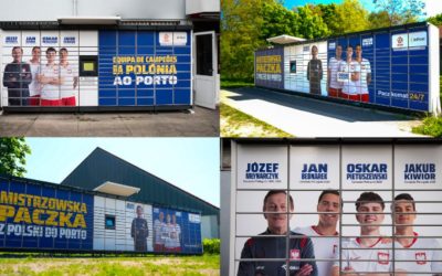 Inpost, distribuidora polaca, celebra título do FC Porto com homenagem inusitada em cacifos de encomendas