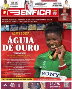 Capa do Jornal "Benfica" - 27/03/2026 - Super Portistas - A Voz dos Adeptos do FC Porto