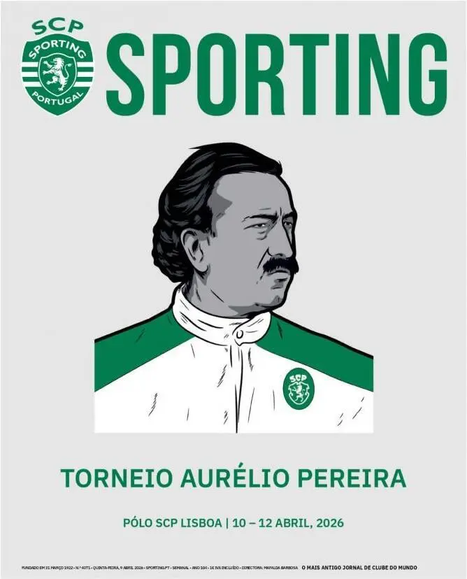 Capa do Jornal “Sporting” – 09/04/2026