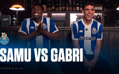 FC Porto publica vídeo de desafio entre Samu e Gabri Veiga
