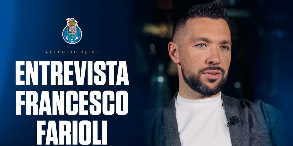 FC Porto divulga entrevista com Francesco Farioli no seu canal oficial do YouTube