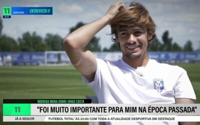 Rodrigo Mora recorda título do FC Porto e dedica conquista a Jorge Costa