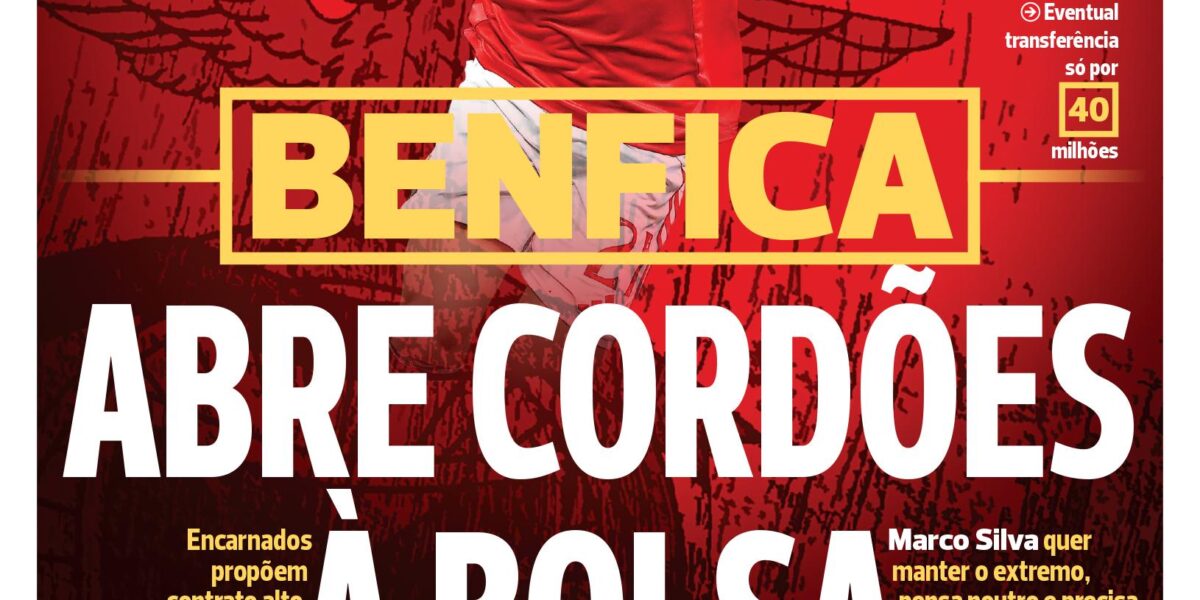 Capa do Jornal “A Bola” – 09/06/2026