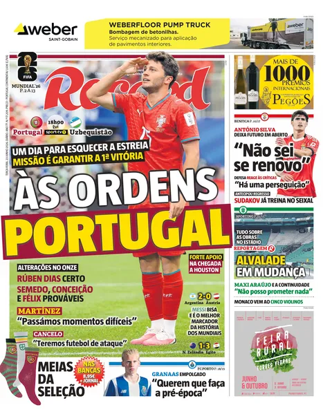 Capa Record de 23/06/2026 — FC Porto