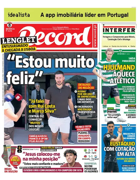 Capa Record de 30/06/2026 — FC Porto