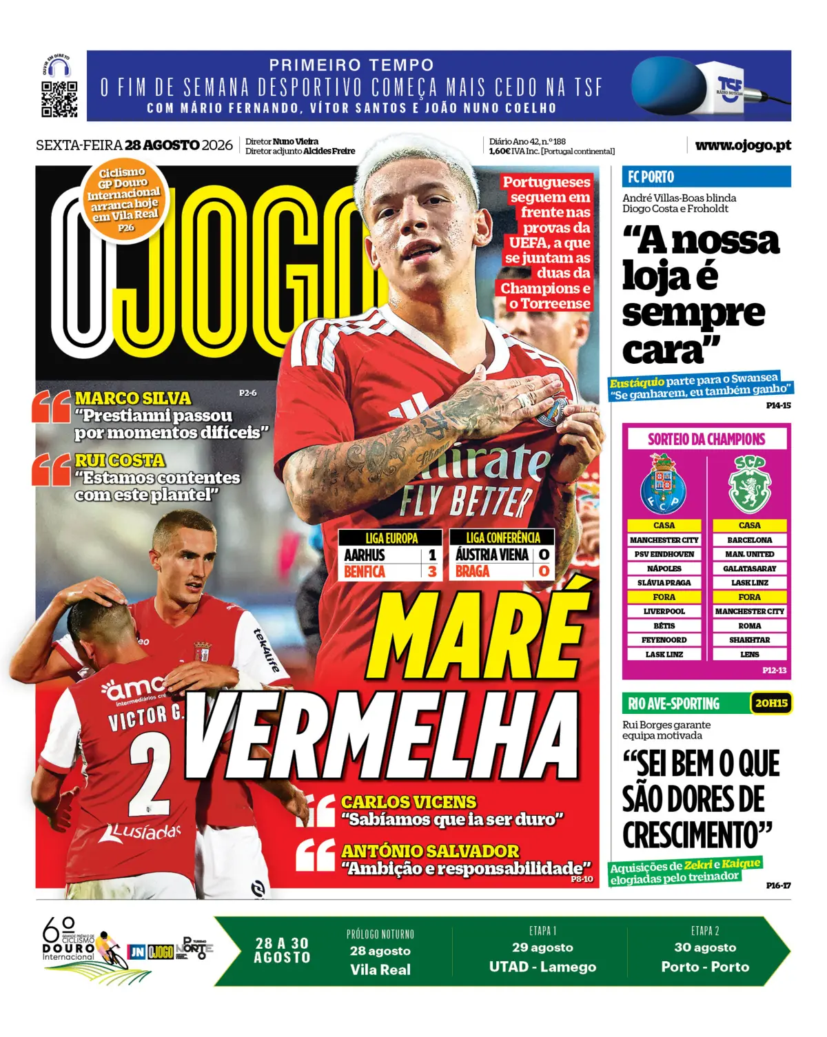 Capa O Jogo de 28/08/2026 — FC Porto