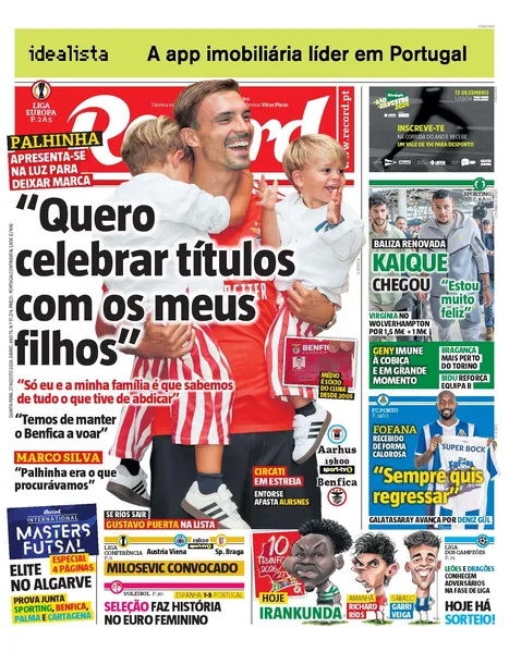 Capa Record de 27/08/2026 — FC Porto