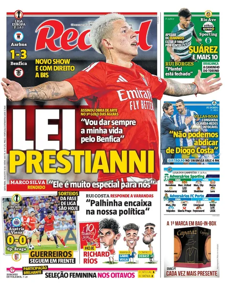 Capa Record de 28/08/2026 — FC Porto