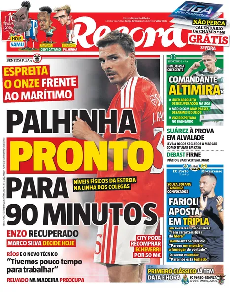 Capa Record de 04/09/2026 — FC Porto