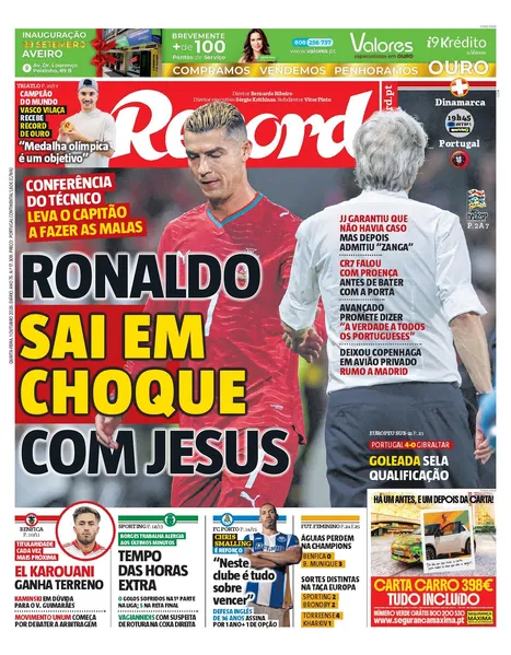 Capa Record de 01/10/2026 — FC Porto